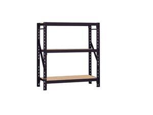 Edsal Heavy-Duty 3-Shelf Steel Welded Rack Edsal Heavy-Duty 3-Shelf Steel Welded Rack