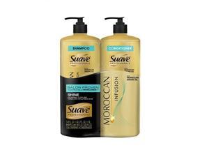 Suave Professionals Shampoo & Conditioner, Moroccan Argan Oil 40 fl. oz., 2 pk. Suave Professionals Shampoo & Conditioner, Moroccan Argan Oil 40 fl. oz., 2 pk.