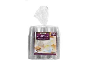 Daily Chef Clear Plastic Cups 9 oz. cups, 240 ct Daily Chef Clear Plastic Cups 9 oz. cups, 240 ct