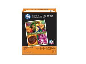 HP Bright White Inkjet Paper, 24lb, 97 Bright, 8 1/2 x 11, 500 Sheets/Ream HP Bright White Inkjet Paper, 24lb, 97 Bright, 8 1/2 x 11, 500 Sheets/Ream
