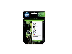HP 60 Tri-Color/Black Ink Combo Cartridge, 2pk N9H63FN#140 HP 60 Tri-Color/Black Ink Combo Cartridge, 2pk N9H63FN#140