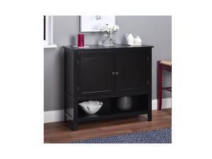 Simple Living Montego Black Wooden Buffet Simple Living Montego Black Wooden Buffet