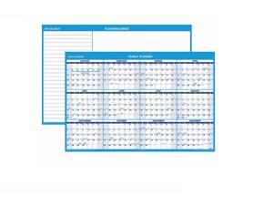 At-A-Glance 2017 Horizontal Erasable Wall Planner, Blue and White, 48"x32" At-A-Glance 2017 Horizontal Erasable Wall Planner, Blue and White, 48"x32"