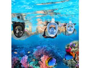AMT Snorkel Mask Easy Breath Full Face Snorkeling Diving Water Sports For GoPro AMT Snorkel Mask Easy Breath Full Face Snorkeling Diving Water Sports For GoPro