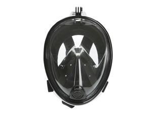 Snorkel Mask Full Face with Camera Slot Easybreath Diving Lightweight Anti-Leak /Anti-Fog Waterproof Technology GoPro Compatible with Ventilation Tube Snorkel Mask Full Face with Camera Slot Easybreath Diving Lightweight Anti-Leak /Anti-Fog Waterproof Technology GoPro Compatible with Ventilation Tube