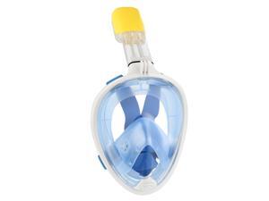 Snorkel Mask Full Face with Camera Slot Easybreath Diving Lightweight Anti-Leak /Anti-Fog Waterproof Technology GoPro Compatible with Ventilation Tube Snorkel Mask Full Face with Camera Slot Easybreath Diving Lightweight Anti-Leak /Anti-Fog Waterproof Technology GoPro Compatible with Ventilation Tube