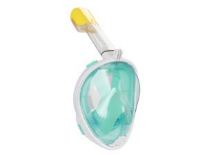Snorkel Mask Full Face with Camera Slot Easybreath Diving Lightweight Anti-Leak /Anti-Fog Waterproof Technology GoPro Compatible with Ventilation Tube Snorkel Mask Full Face with Camera Slot Easybreath Diving Lightweight Anti-Leak /Anti-Fog Waterproof Technology GoPro Compatible with Ventilation Tube