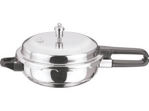 Vinod Splendid Stainless Steel Sandwich Bottom Pressure Pan, Jumbo Vinod Splendid Stainless Steel Sandwich Bottom Pressure Pan, Jumbo