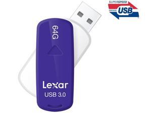 LEXAR JumpDrive S33 - USB flash drive - 64 GB - USB 3.0 - purple LEXAR JumpDrive S33 - USB flash drive - 64 GB - USB 3.0 - purple
