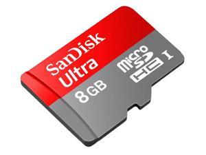 SANDISK microSDHC UHS-I Android 8 GB memory card + SD adapter SANDISK microSDHC UHS-I Android 8 GB memory card + SD adapter