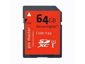 ProMaster Professional SDXC 600X 64GB Memory Card ProMaster Professional SDXC 600X 64GB Memory Card