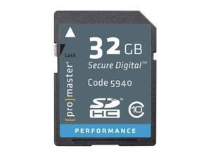ProMaster Performance SDHC CLASS 10 32GB Secure Digital Memory Card ProMaster Performance SDHC CLASS 10 32GB Secure Digital Memory Card