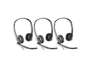 Plantronics Blackwire C220-M (3-Pack) Over the Head Headset Optimized for Microsoft Office Communicator 2007 Plantronics Blackwire C220-M (3-Pack) Over the Head Headset Optimized for Microsoft Office Communicator 2007