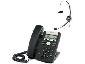 Polycom 2200-12360-001 w/ Headset Option SoundPoint IP 321 2-Line IP Phone w/ AC Polycom 2200-12360-001 w/ Headset Option SoundPoint IP 321 2-Line IP Phone w/ AC