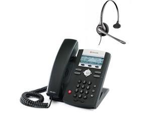 Polycom 2200-12375-001 w/ Amplified Headset VoIP Corded Phone with Included Headset Polycom 2200-12375-001 w/ Amplified Headset VoIP Corded Phone with Included Headset