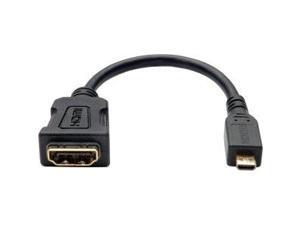 TRIPP LITE TRPP14206NMICB Tripp Lite Micro HDMI to HDMI Adapter for Ultrabook/Laptop/Desktop PC 1920x1200/1080P, (Type D M/F) 6-in.(P142-06N-MICRO) TRIPP LITE TRPP14206NMICB Tripp Lite Micro HDMI to HDMI Adapter for Ultrabook/Laptop/Desktop PC 1920x1200/1080P, (Type D M/F) 6-in.(P142-06N-MICRO)