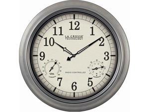 La Crosse Technology LCRWT3181PM La Crosse Technology WT-3181P 18 Outdoor Atomic Wall Clock with Temperature/Humidity La Crosse Technology LCRWT3181PM La Crosse Technology WT-3181P 18 Outdoor Atomic Wall Clock with Temperature/Humidity
