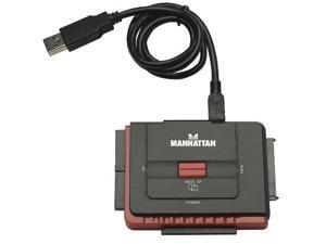 Manhattan Products ICI179195B Manhattan Hi-Speed USB to SATA/IDE Adapter 3-in-1 with One-Touch Backup (179195) Manhattan Products ICI179195B Manhattan Hi-Speed USB to SATA/IDE Adapter 3-in-1 with One-Touch Backup (179195)