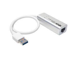Tripp Lite U336-000-GB-AL USB 3.0 SuperSpeed to Gigabit Ethernet NIC Network Adapter, 10/100/1000, Plug and Play, Aluminum Tripp Lite U336-000-GB-AL USB 3.0 SuperSpeed to Gigabit Ethernet NIC Network Adapter, 10/100/1000, Plug and Play, Aluminum