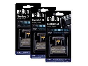 Braun 6000FC/31B 3-Pack Replacement Foil and CutterPack 6000FC/ 31B Braun 6000FC/31B 3-Pack Replacement Foil and CutterPack 6000FC/ 31B