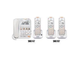 VTech SN6147 + (2) SN6107 Corded Cordless CareLine Bundle VTech SN6147 + (2) SN6107 Corded Cordless CareLine Bundle