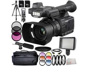 Panasonic AG-AC30 14PC Accessory Bundle - Includes 3 Piece Filter Kit (UV + CPL + FLD) + 6PC Graduated Filter Kit + 64 GB SD Memory Card + ND Filter + Carrying Case + 160 LED Video Light + MORE Panasonic AG-AC30 14PC Accessory Bundle - Includes 3 Piece Filter Kit (UV + CPL + FLD) + 6PC Graduated Filter Kit + 64 GB SD Memory Card + ND Filter + Carrying Case + 160 LED Video Light + MORE