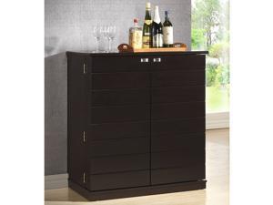 Baxton Studio Stamford Dark Brown Modern Bar Cabinet Baxton Studio Stamford Dark Brown Modern Bar Cabinet
