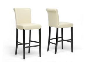 Baxton Studio Bianca Cream Modern Bar Stool (Set of 2) Baxton Studio Bianca Cream Modern Bar Stool (Set of 2)