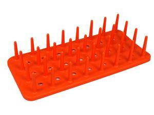 The Elixir Eco Green Antimicrobial Compact Dish Rack Kitchenware Dish Drying Rack Dish Drainer, Orange The Elixir Eco Green Antimicrobial Compact Dish Rack Kitchenware Dish Drying Rack Dish Drainer, Orange