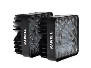 KAWELL K2-2148 2-Pack 48W 30 Degree LED Spot Lights 4.3" Square Tractor Marine Off-Road RV ATV Jeep Lamp Jeep Cabin Boat SUV Truck Car ATVs KAWELL K2-2148 2-Pack 48W 30 Degree LED Spot Lights 4.3" Square Tractor Marine Off-Road RV ATV Jeep Lamp Jeep Cabin Boat SUV Truck Car ATVs