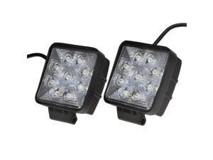 KAWELL 2 Pack 4.2" 27W Square Thin Type Off Road Waterproof LED Spot Work Light for Boat/SUV/Truck/Car KAWELL 2 Pack 4.2" 27W Square Thin Type Off Road Waterproof LED Spot Work Light for Boat/SUV/Truck/Car