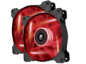 Corsair Air Series AF120 LED Quiet Edition High Airflow Fan Twin Pack - Red (CO-9050016-RLED) Corsair Air Series AF120 LED Quiet Edition High Airflow Fan Twin Pack - Red (CO-9050016-RLED)
