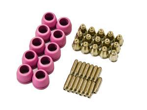 PCON40 40 pcs Lotos plasma cutter consumables nozzle electrode and cup for LTP5000D, LTP5000 LTPDC2000, LTPDC2000D and LTPAC2500 PCON40 40 pcs Lotos plasma cutter consumables nozzle electrode and cup for LTP5000D, LTP5000 LTPDC2000, LTPDC2000D and LTPAC2500