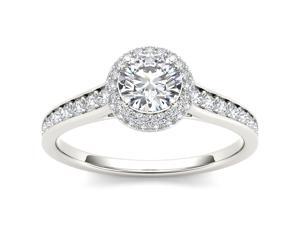 De Couer 14k White Gold 3/4ct TDW Diamond Solitaire Engagement Ring (H-I, I2) De Couer 14k White Gold 3/4ct TDW Diamond Solitaire Engagement Ring (H-I, I2)