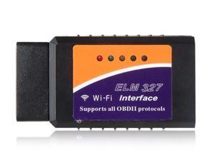 ELM327 Wi-Fi OBD2 Car Diagnostic Reader Scanner for iPhone, iPad & PC Car Accessories (Black & Orange) ELM327 Wi-Fi OBD2 Car Diagnostic Reader Scanner for iPhone, iPad & PC Car Accessories (Black & Orange)