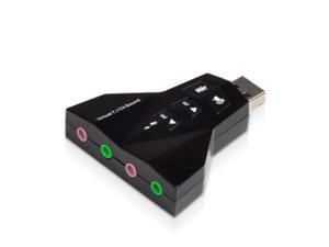 Virtual 7.1 Channel Audio USB Sound Card Adapter for Desktop Laptop Virtual 7.1 Channel Audio USB Sound Card Adapter for Desktop Laptop