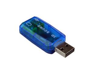 Blue Virtual 5.1CH USB External 3D Sound Card Adapter Blue Virtual 5.1CH USB External 3D Sound Card Adapter