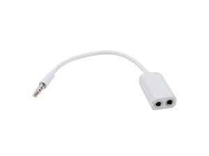 3.5mm Earphone Cable Splitter for iPhone, Samsung and More (Male to Dual Female, White) 0.15M 3.5mm Earphone Cable Splitter for iPhone, Samsung and More (Male to Dual Female, White) 0.15M