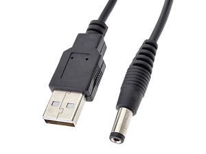 1M USB Male to DC 5.5*2.5mm Male Power Supply Cable 1M USB Male to DC 5.5*2.5mm Male Power Supply Cable