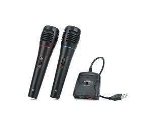 2 pcs 5-in-1 Wired Karaoke Microphone Set for PS3 / PS2 / PC / Wii / Xbox 360 2 pcs 5-in-1 Wired Karaoke Microphone Set for PS3 / PS2 / PC / Wii / Xbox 360