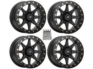 Sedona Storm Beadlock ATV Wheels/Rims Black 14" Arctic Cat TBX TRV MudPro Sedona Storm Beadlock ATV Wheels/Rims Black 14" Arctic Cat TBX TRV MudPro