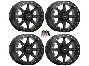 Sedona Storm Beadlock ATV Wheels/Rims Black 14" Honda Pioneer 1000 Sedona Storm Beadlock ATV Wheels/Rims Black 14" Honda Pioneer 1000