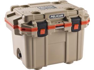 Pelican 30q-2-Tanorg 30-Quart Elite Cooler (tan With Orange Trim) 20.00in. x 28.00in. x 24.00in. Pelican 30q-2-Tanorg 30-Quart Elite Cooler (tan With Orange Trim) 20.00in. x 28.00in. x 24.00in.