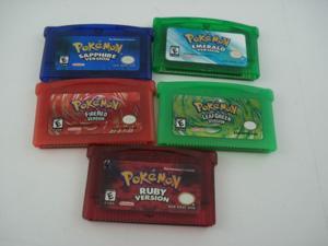 5 NEW Pokemon Nintendo Gameboy Games Emerald,Firered,Ruby,Leafgreen,Sapphire--GBA English 5 NEW Pokemon Nintendo Gameboy Games Emerald,Firered,Ruby,Leafgreen,Sapphire--GBA English