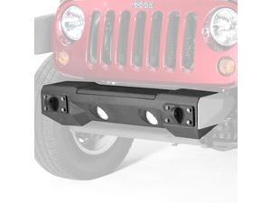 Rugged Ridge 115420.01 Steel Front Winch Bumper, 07-14 Wrangler JK Aluminum accessories only Rugged Ridge 115420.01 Steel Front Winch Bumper, 07-14 Wrangler JK Aluminum accessories only