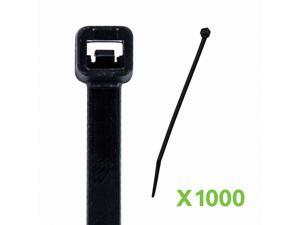 NavePoint 6 Inch Nylon UV Resistant Cable Wire Zip Tie 50 lbs - Black 1000 Pack Lot Pcs Qty NavePoint 6 Inch Nylon UV Resistant Cable Wire Zip Tie 50 lbs - Black 1000 Pack Lot Pcs Qty