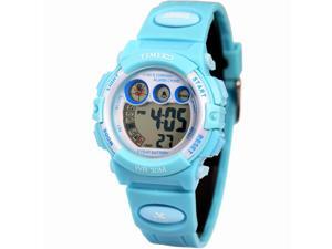 Time100 Multifunctional Digital Sport Electronic Blue Bezel Kids Watch #W40003M.04A Time100 Multifunctional Digital Sport Electronic Blue Bezel Kids Watch #W40003M.04A