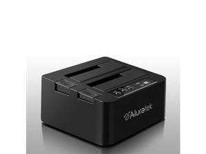 Aluratek AHDDUB300F Black SATA USB 3.0 Superspeed Dual Bay SATA Hard Drive Duplicator Aluratek AHDDUB300F Black SATA USB 3.0 Superspeed Dual Bay SATA Hard Drive Duplicator