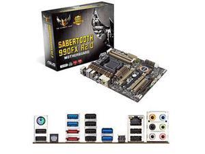 Asus SABERTOOTH 990FX R2.0 Desktop Motherboard - AMD 990FX Chipset - Socket AM3+ Asus SABERTOOTH 990FX R2.0 Desktop Motherboard - AMD 990FX Chipset - Socket AM3+