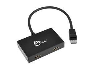 SIIG DisplayPort 1.2 to 2-Port HDMI Active Adapter SIIG DisplayPort 1.2 to 2-Port HDMI Active Adapter